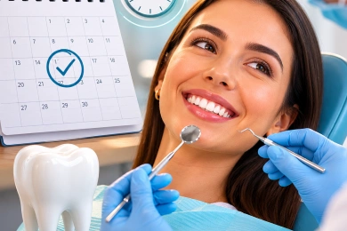 De quanto em quanto tempo devo ir ao dentista?