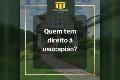 Quem tem direito à usucapião