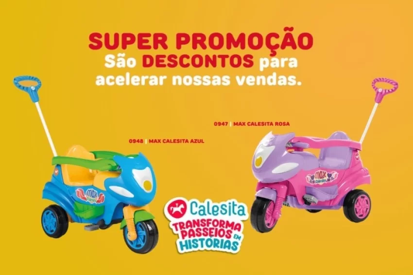 Aproveite a Super Promoção de Triciclos da Calesita