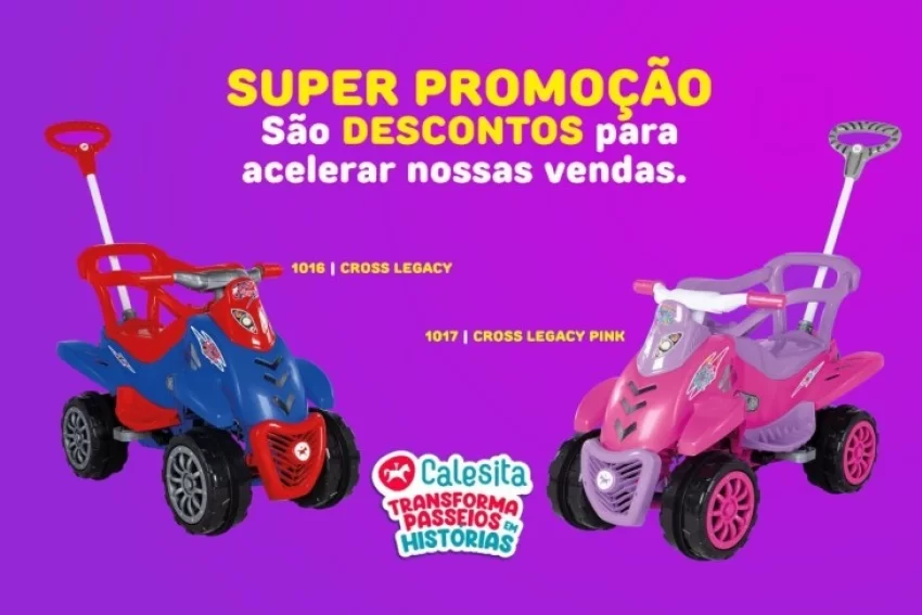 Aproveite a Super Promoção de Triciclos da Calesita