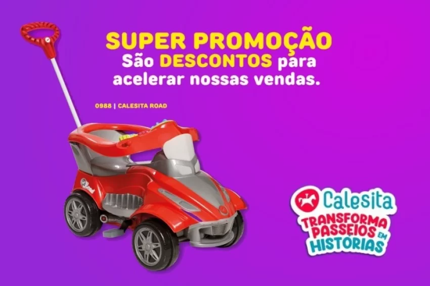 Aproveite a Super Promoção de Triciclos da Calesita