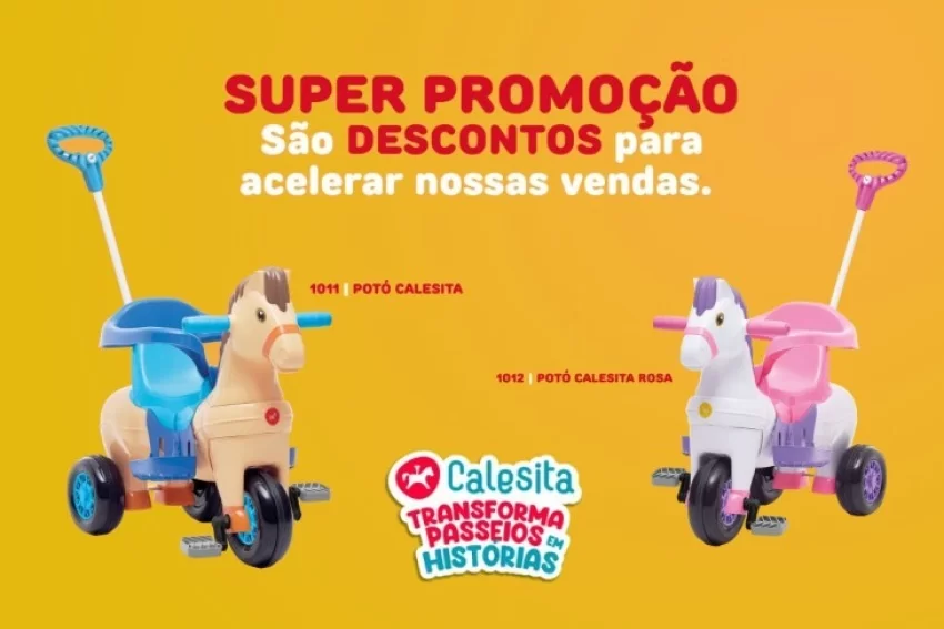 Aproveite a Super Promoção de Triciclos da Calesita