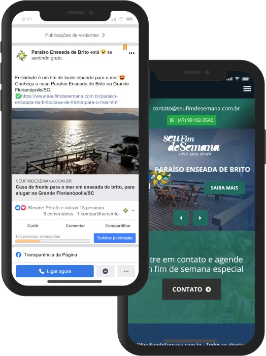 Seu site fácil de compartilhar