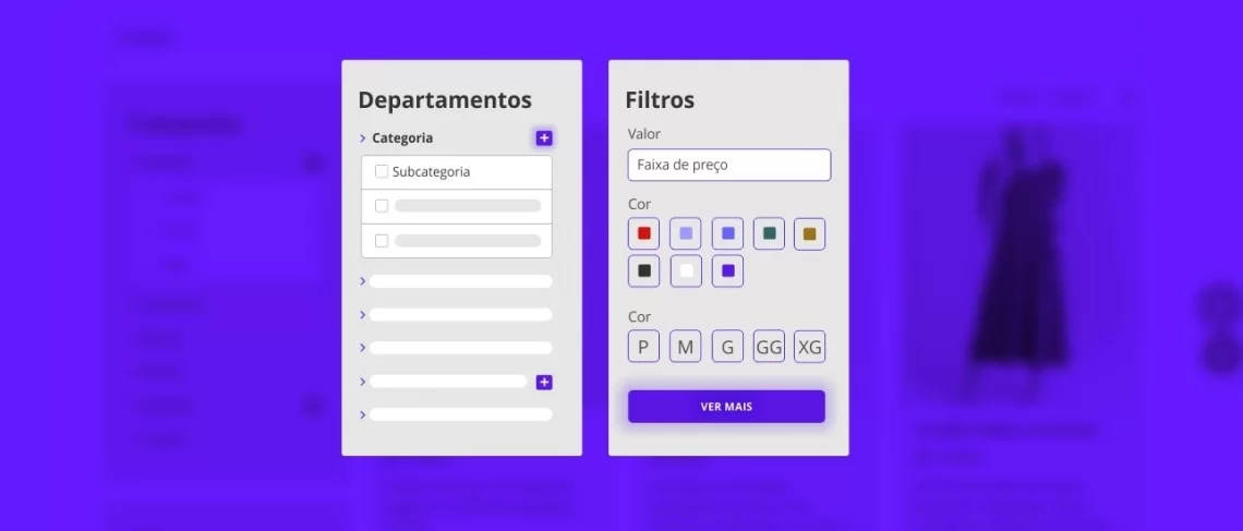 Categorias e filtros